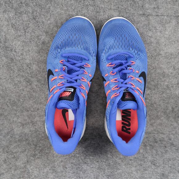 Nike Shoes Womens 8 Athletic Trainers Lunarglide 8 Running Sneaker Sport Blue - Picture 6 of 12